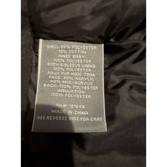 Michael Kors Water Resistant Insulated Windproof Parka Jacket Mens Medium Black - Picture 10 of 11